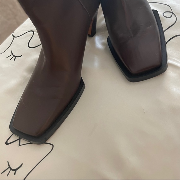 Frame Boots. Sz 38 (7.5-8) Rich/Warm Brown - Picture 2 of 8